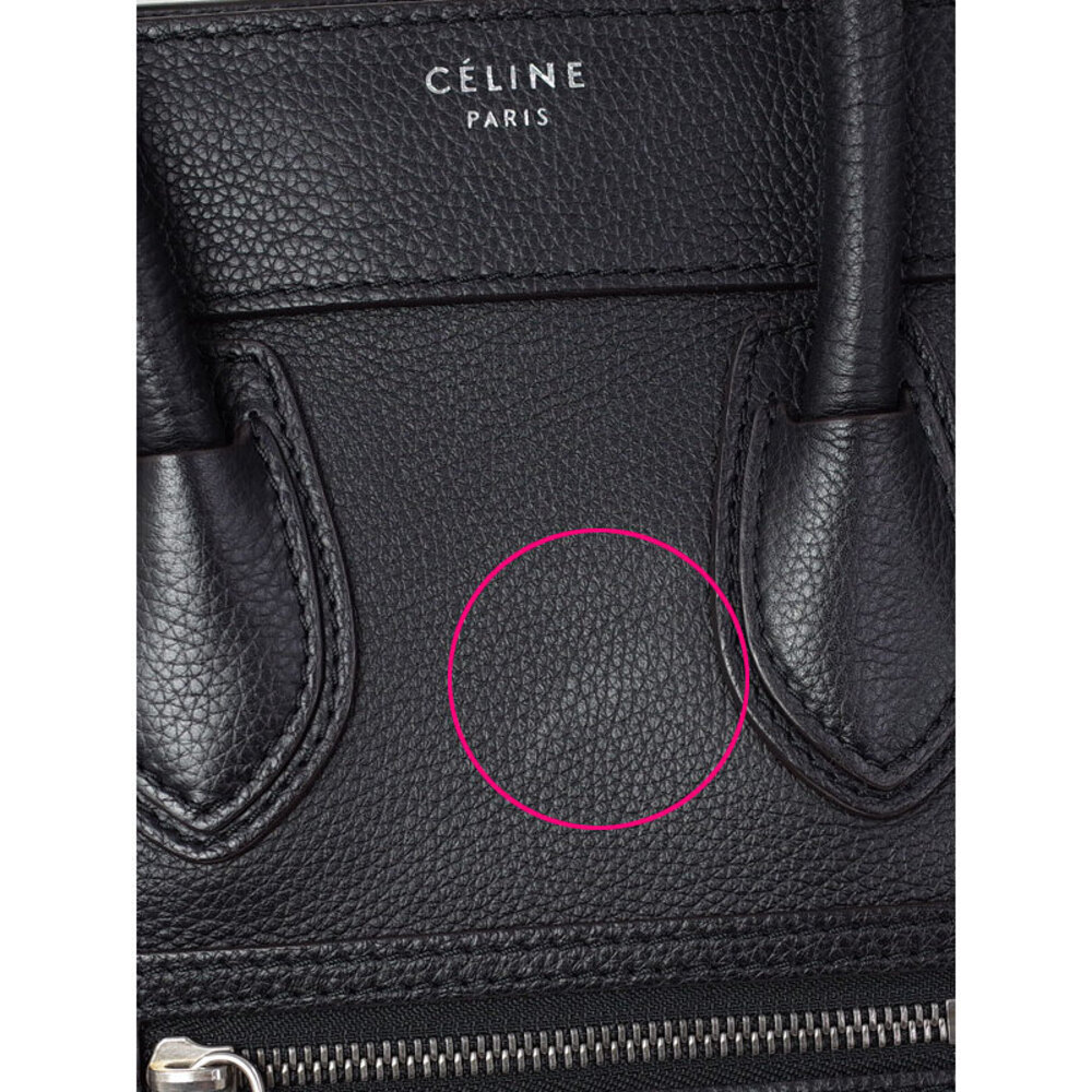 Celine Shoulder Calfskin Handbag Shopper Leather Tote - Picture 5 of 9